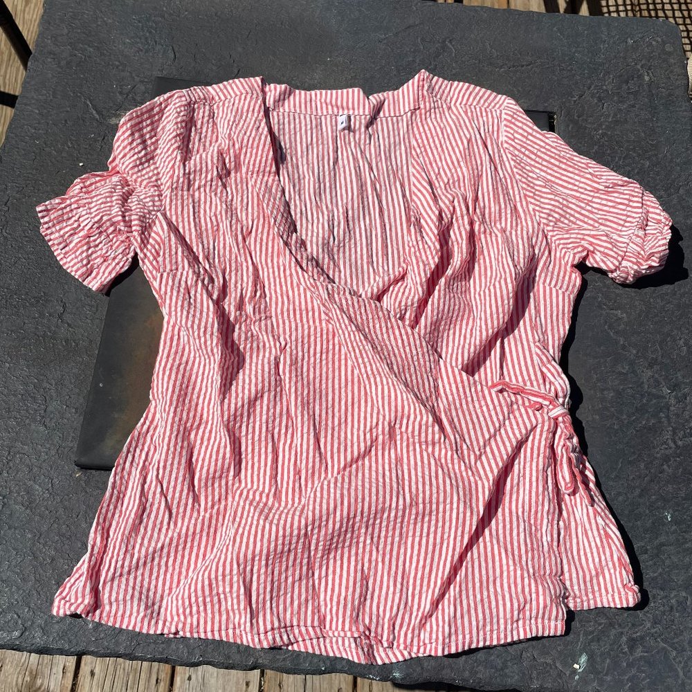 Cross Tie Short Sleeve Shirt